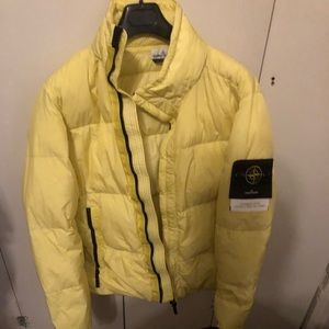 Stone Island NY Down Citron Yellow